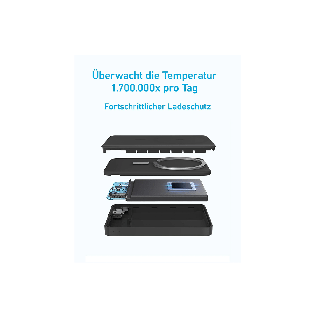 Anker 334 MagGo 10000mAh PowerCore Battery - Black in Qatar Anker 334 MagGo 10000mAh PowerCore Battery - Black in Qatar